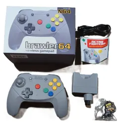Retro Fighters Brawler Controller [Gray] — Nintendo 64 Price & Value