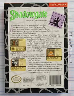 Shadowgate — nes Price & Value