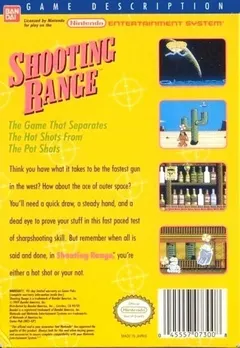 Shooting Range — NES Price & Value