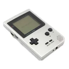 Silver Gameboy Pocket [Black Screen Frame]