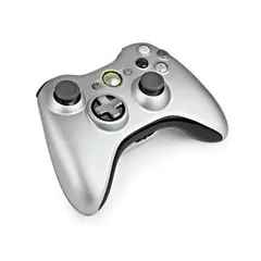 Silver Xbox 360 Wireless Controller