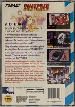 Snatcher — Sega CD Price & Value