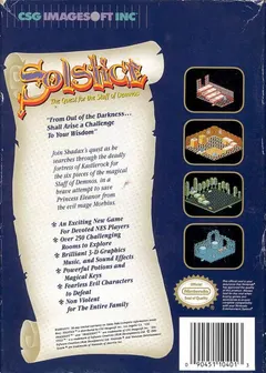 Solstice — NES Price & Value