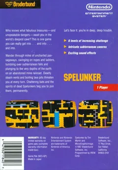 Spelunker — NES Price & Value