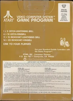 Warlords — Atari 2600 Price & Value
