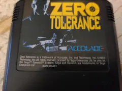 Zero Tolerance — Sega Genesis Price & Value