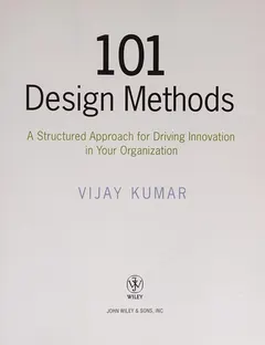 101 design methods by Vijay Kumar