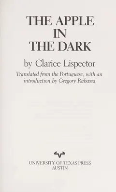 A maça no escuro by Clarice Lispector