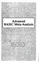Advanced BASIC meta-analysis by Brian Mullen