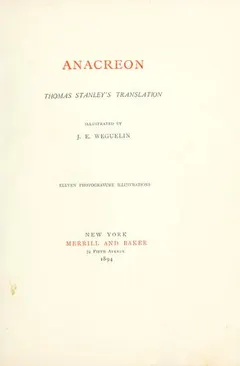 Anacreon by Anacreon