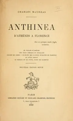 Anthinea by Charles Maurras