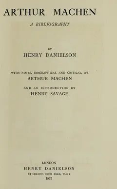 Arthur Machen by Henry Danielson