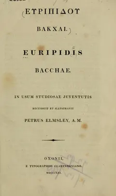 Bacchae by Euripides