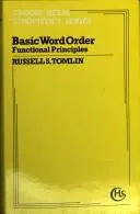 Basic word order by Russell S. Tomlin