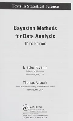 Bayesian methods for data analysis by Bradley P. Carlin