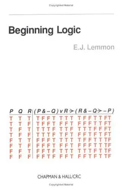 Beginning logic by E. J. Lemmon
