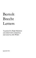 Bertolt Brecht by Bertolt Brecht