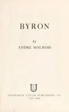 Byron by André Maurois