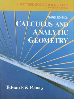 Calculus and analytic geometry by C. H. Edwards