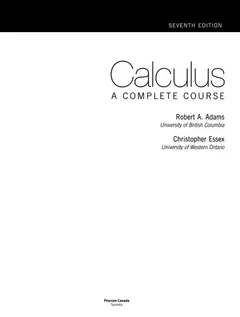 Calculus by Robert A. Adams