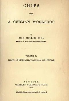 Chips from a German workshop by F. Max Müller