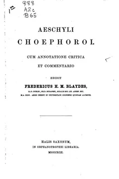 Choephoroi by Aeschylus