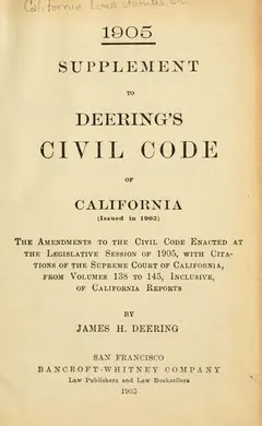 Civil code by California.