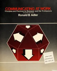 Communicating at work by Ronald B. Adler