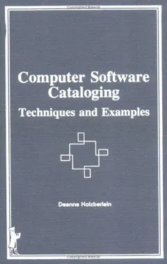 Computer software cataloging by Deanne Holzberlein