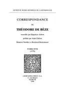 Correspondence by Théodore de Bèze