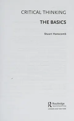 Critical Thinking by Stuart Hanscomb