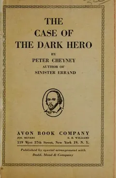 Dark hero by Peter Cheyney