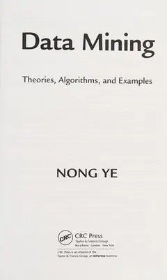 Data Mining by Nong Ye