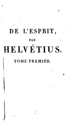 De l'esprit by Helvétius