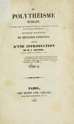 Du polythéisme romain