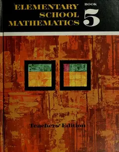 Elementary school mathematics by Robert E. Eicholz