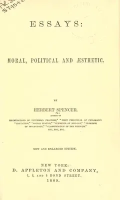Essays by Herbert Spencer
