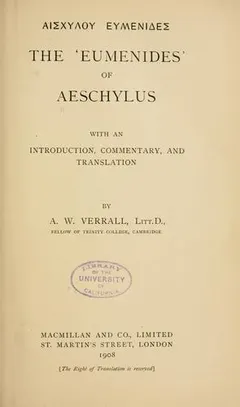 Eumenides by Aeschylus