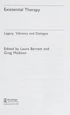 Existential therapy by Laura Barnett