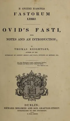 Fasti by Ovid