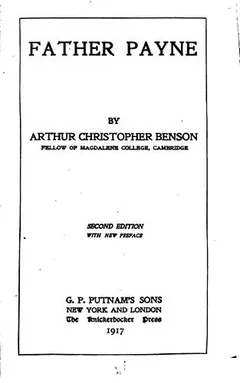 Father Payne by Arthur Christopher Benson