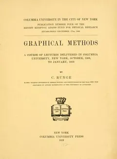 Graphical methods by Carl David Tolmé Runge