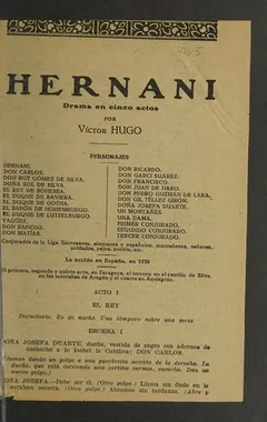 Hernani by Victor Hugo