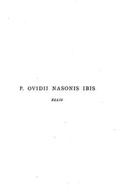 Ibis by Ovid