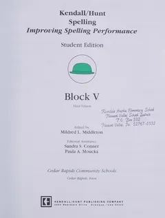 Improving Spelling Performance by Cedar Rapids Community School District Staff