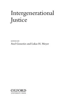 Intergenerational justice by Lukas H. Meyer