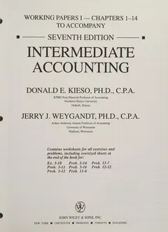 Intermediate Accounting by Donald E. Kieso