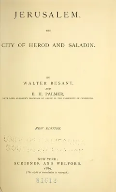 Jerusalem by Walter Besant