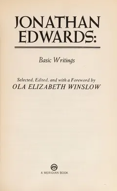 Jonathan Edwards by Jonathan Edwards
