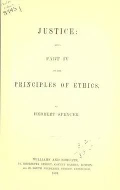 Justice by Herbert Spencer